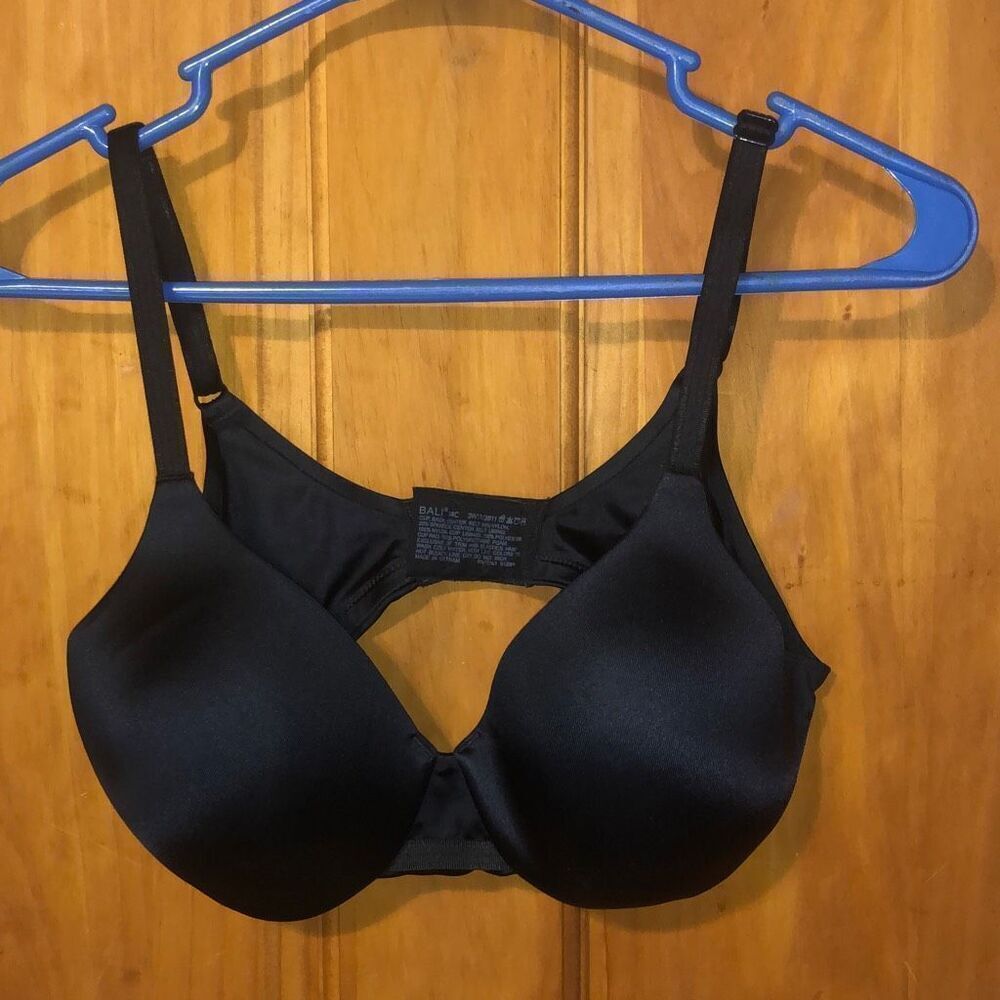 Bali black wired bra size 34C